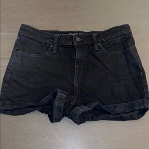 Wild Fable Size 6 Black Jean Shorts High-Waisted Casual